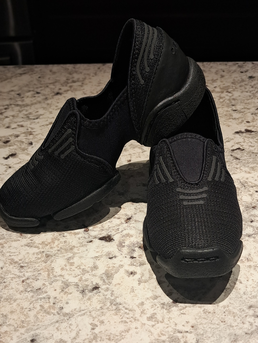 New Capezio Black "Cheetah" Dance Shoes Size 3M